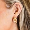 On The Edge Earrings, Gold -Chic Soul Store OnTheEdgeEarrings Gold