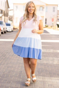 On The Flipside Dress, Pink -Chic Soul Store OnTheFlipsideDress Pink 8650