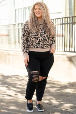 On The Hunt Sweater, Tan -Chic Soul Store OnTheHuntSweater Tan 8262