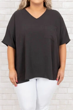 On The Run Top, Ash Grey -Chic Soul Store OnTheRunTop AshGrey 0022