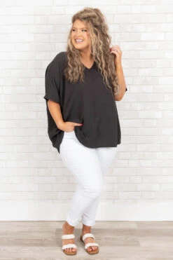 On The Run Top, Ash Grey -Chic Soul Store OnTheRunTop AshGrey 0025