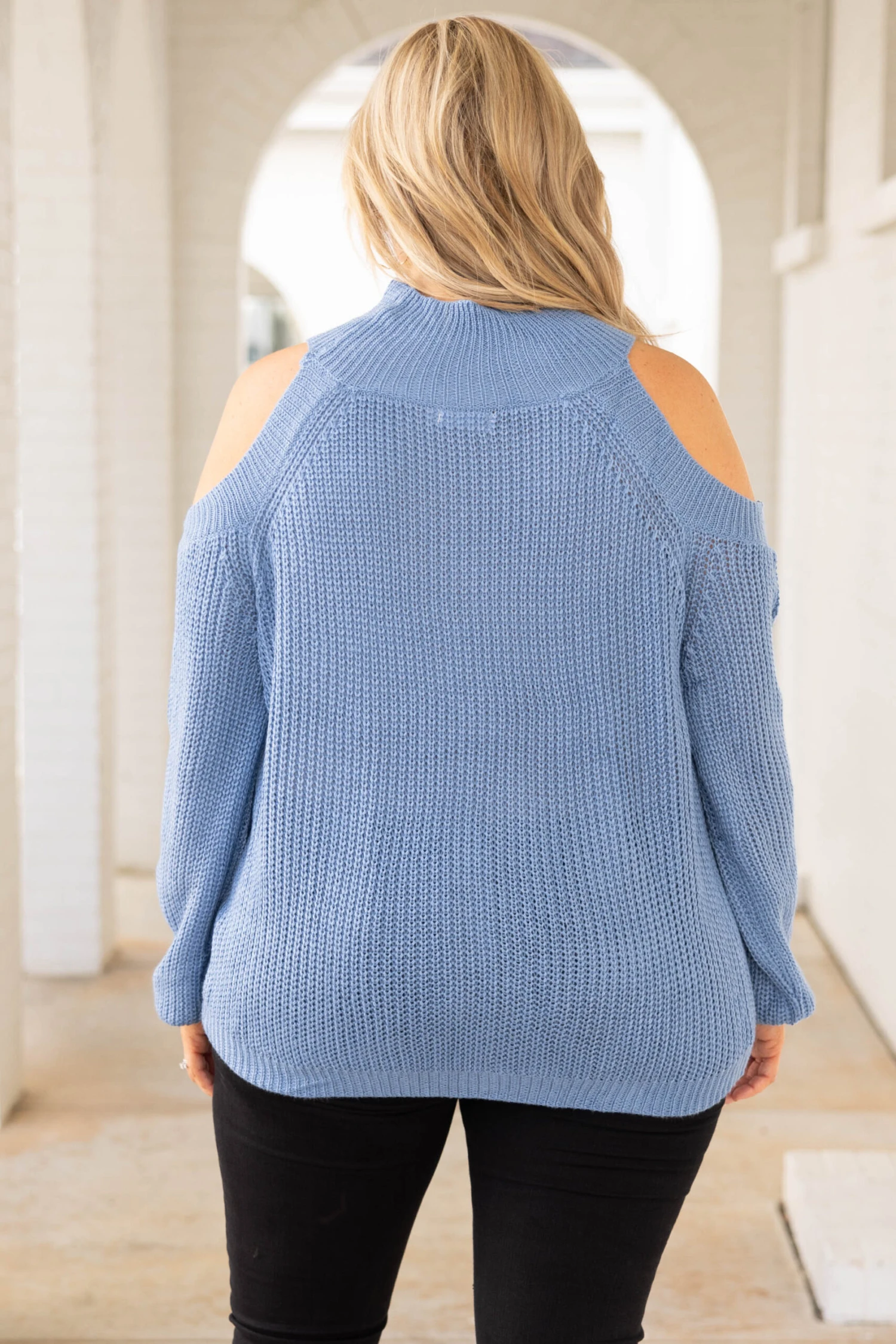 On Your Mark Sweater, Blue 7 On Your Mark Sweater, Blue - Image 5