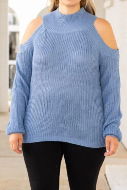 On Your Mark Sweater, Blue 11 On Your Mark Sweater, Blue -Chic Soul Store OnYourMarkSweater Blue 9999