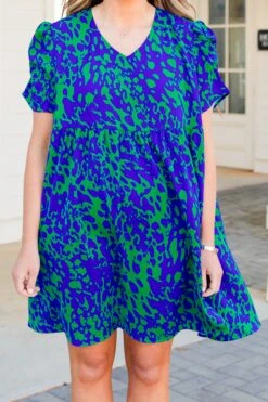 One By One Dress, Green -Chic Soul Store OneByOneDress Green 2