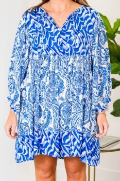 One Of Those Days Dress, Royal Blue 14 One Of Those Days Dress, Royal Blue -Chic Soul Store OneOfThoseDaysDress RoyalBlue 2