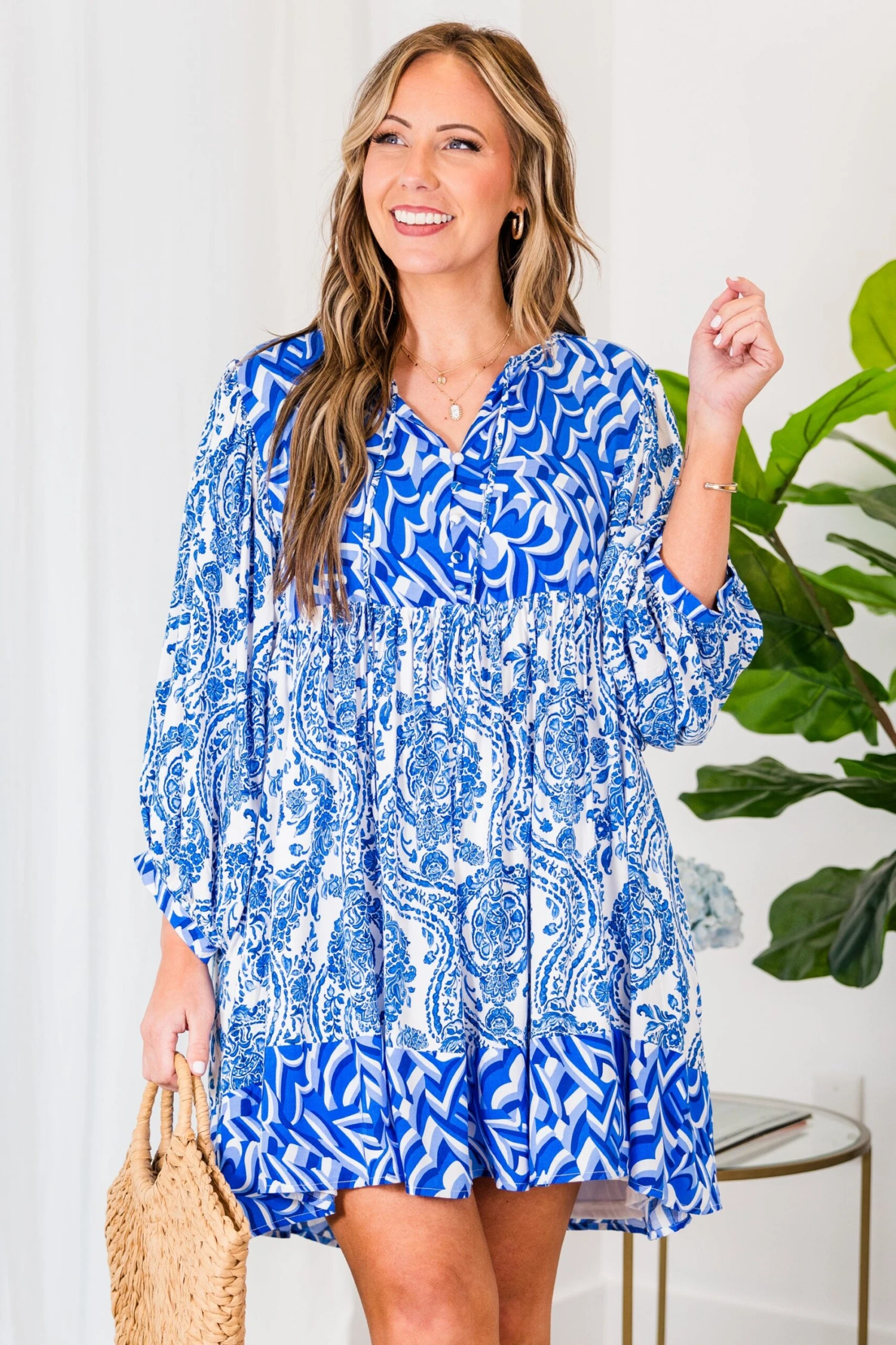 One Of Those Days Dress, Royal Blue 4 One Of Those Days Dress, Royal Blue - Image 2