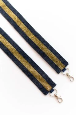 One Team One Dream Beaded Purse Strap, Blue Gold