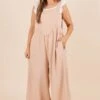 Only Clear Skies Jumpsuit, Taupe 2 Only Clear Skies Jumpsuit, Taupe -Chic Soul Store OnlyClearSkiesJumpsuit Taupe 3