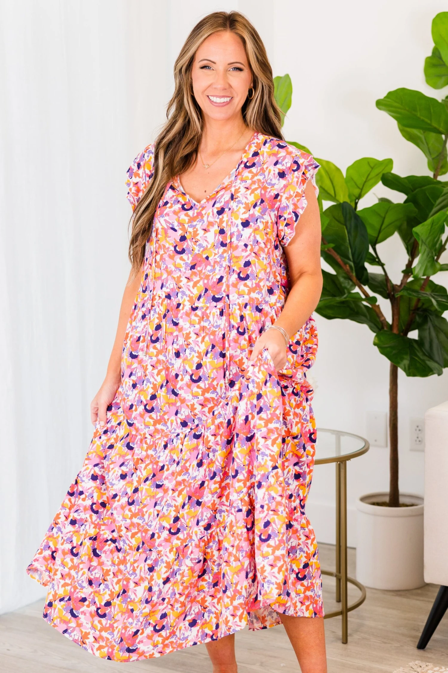 Only In Fairytales Dress, Pink 4 Only In Fairytales Dress, Pink - Image 2