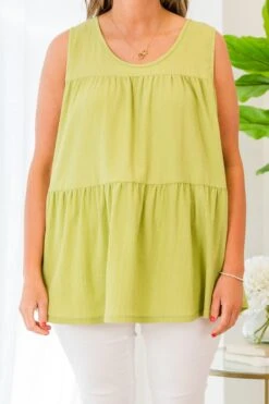 Only You Tank, Lime 13 Only You Tank, Lime -Chic Soul Store OnlyYouTank Lime 3