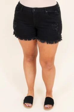 Otherwise See Me Shorts, Black -Chic Soul Store OtherwiseSeeMeShorts Black 9762