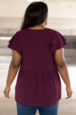 Our Next Adventure Top, Plum 12 Our Next Adventure Top, Plum -Chic Soul Store OurNextAdventureTop Plum 2290