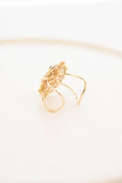 Our Planet Ring, Gold -Chic Soul Store OurPlanetRing Gold 9214