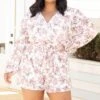 Out Of Town Babe Romper, White -Chic Soul Store Out Of Town Babe Romper White