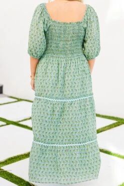 Out Of Touch Dress, Green 14 Out Of Touch Dress, Green -Chic Soul Store OutOfTouchDress Green 2