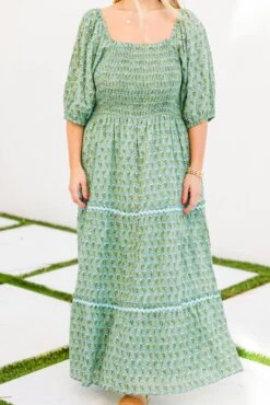 Out Of Touch Dress, Green 13 Out Of Touch Dress, Green -Chic Soul Store OutOfTouchDress Green 3