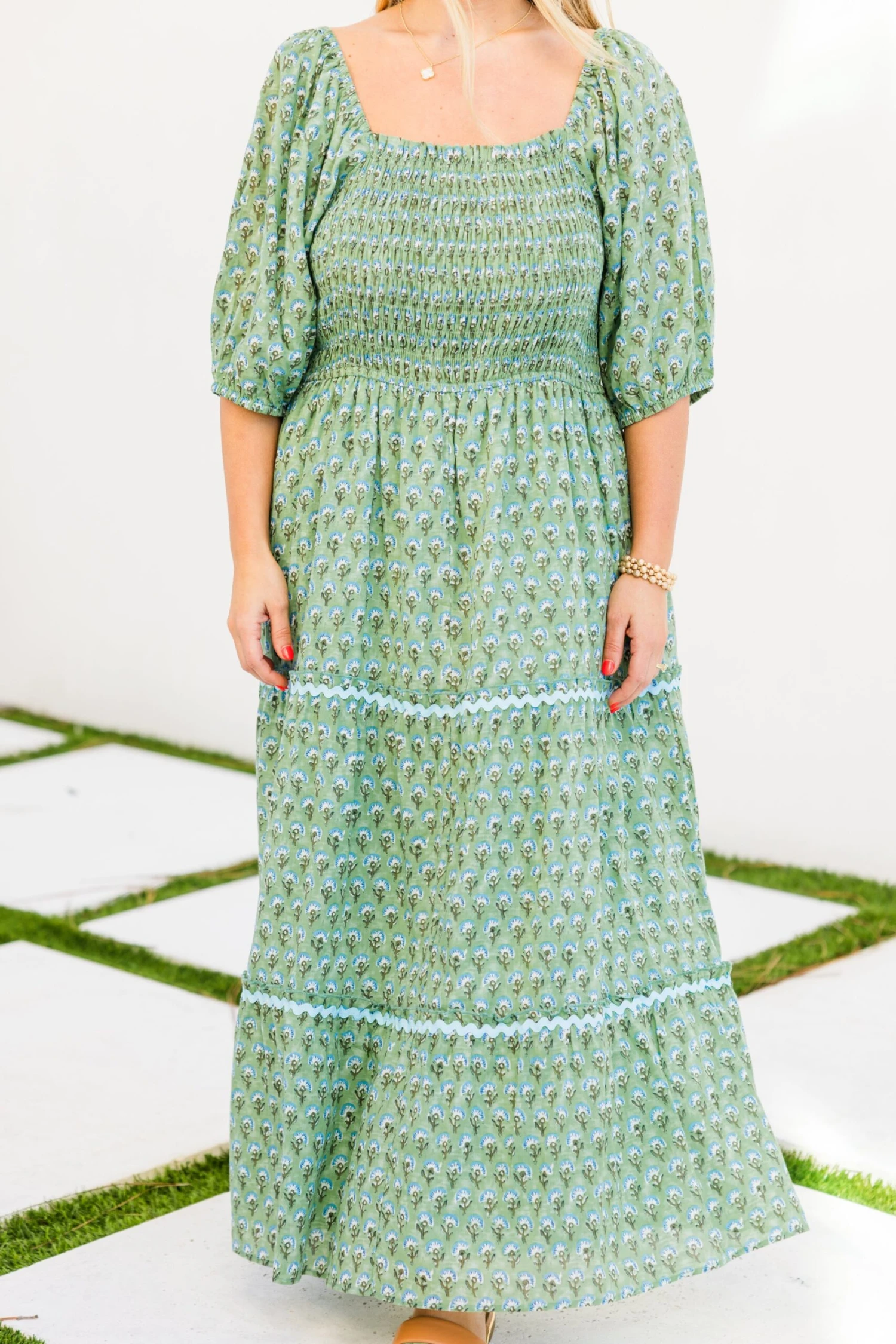 Out Of Touch Dress, Green 7 Out Of Touch Dress, Green - Image 5