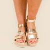 Outshine The Competition Sandals, Gold 2 Outshine The Competition Sandals, Gold -Chic Soul Store OutshineTheCompetitionSandals Gold 2