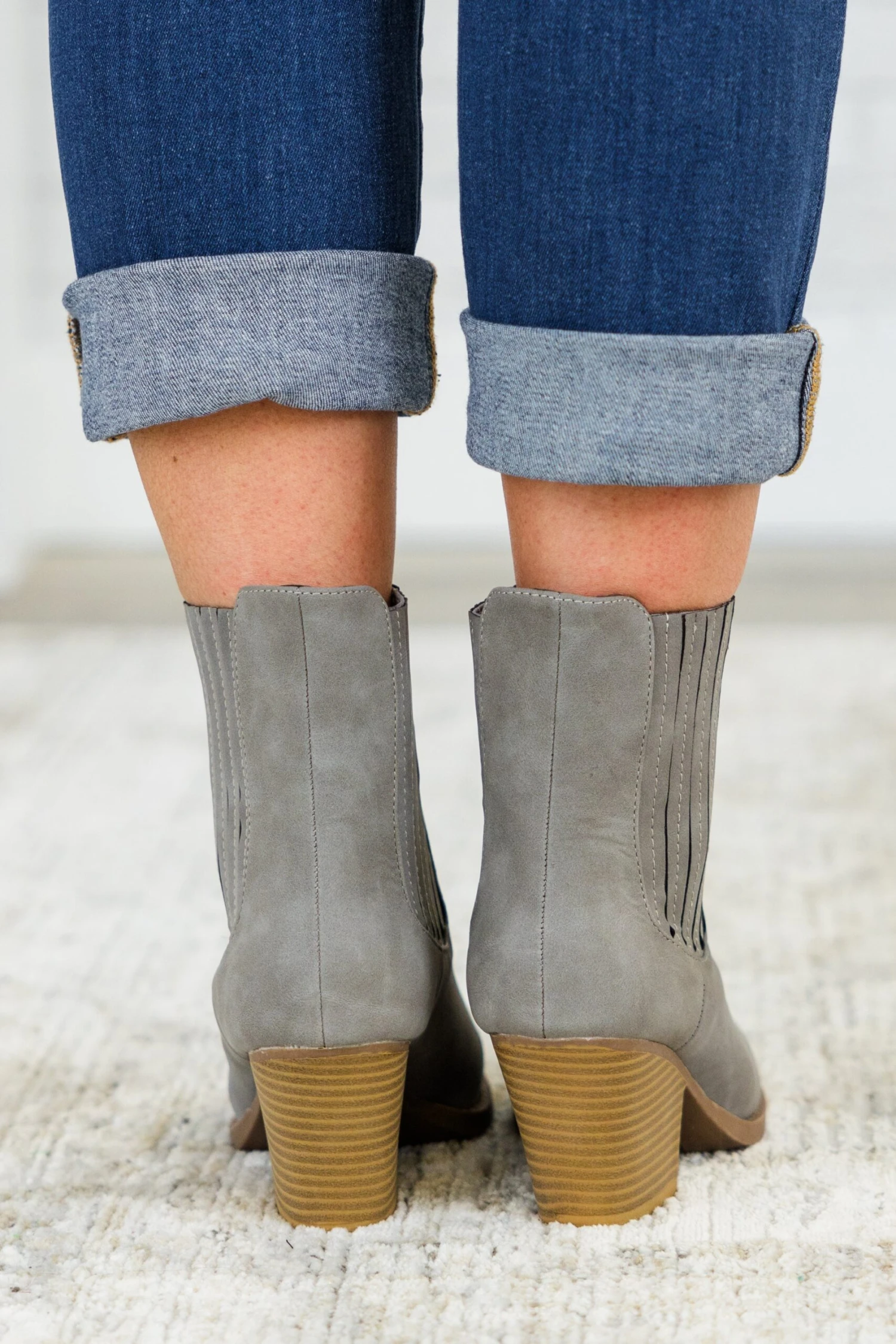 Over The Water Booties, Grey 8 Over The Water Booties, Grey - Image 6