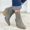Over The Water Booties, Grey -Chic Soul Store OverTheWaterBooties Grey 6