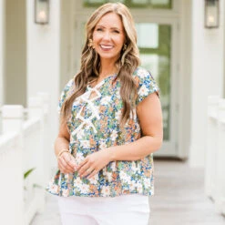 Over The Water Top, Green 15 Over The Water Top, Green -Chic Soul Store OverTheWaterTop Green