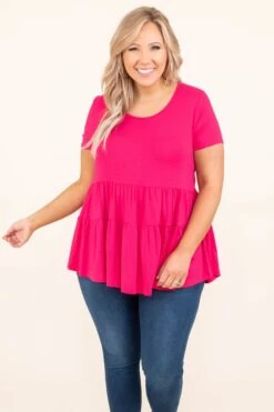 Pacific Coast Party Top, Fuchsia