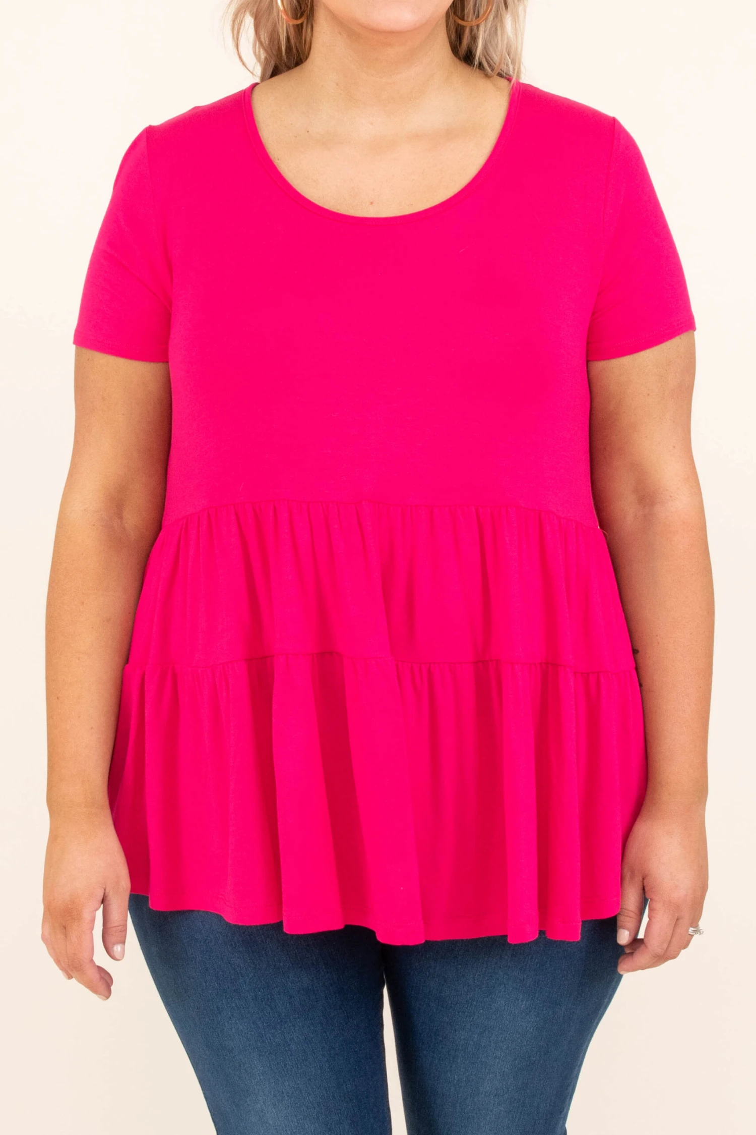 Pacific Coast Party Top, Fuchsia 7 Pacific Coast Party Top, Fuchsia - Image 5