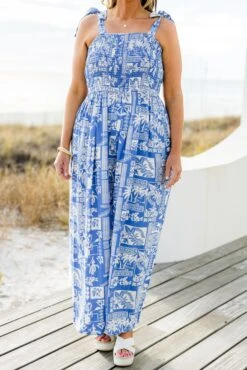 Packing My Bags Jumpsuit, Blue -Chic Soul Store PackingMyBagsJumpsuit Blue 3