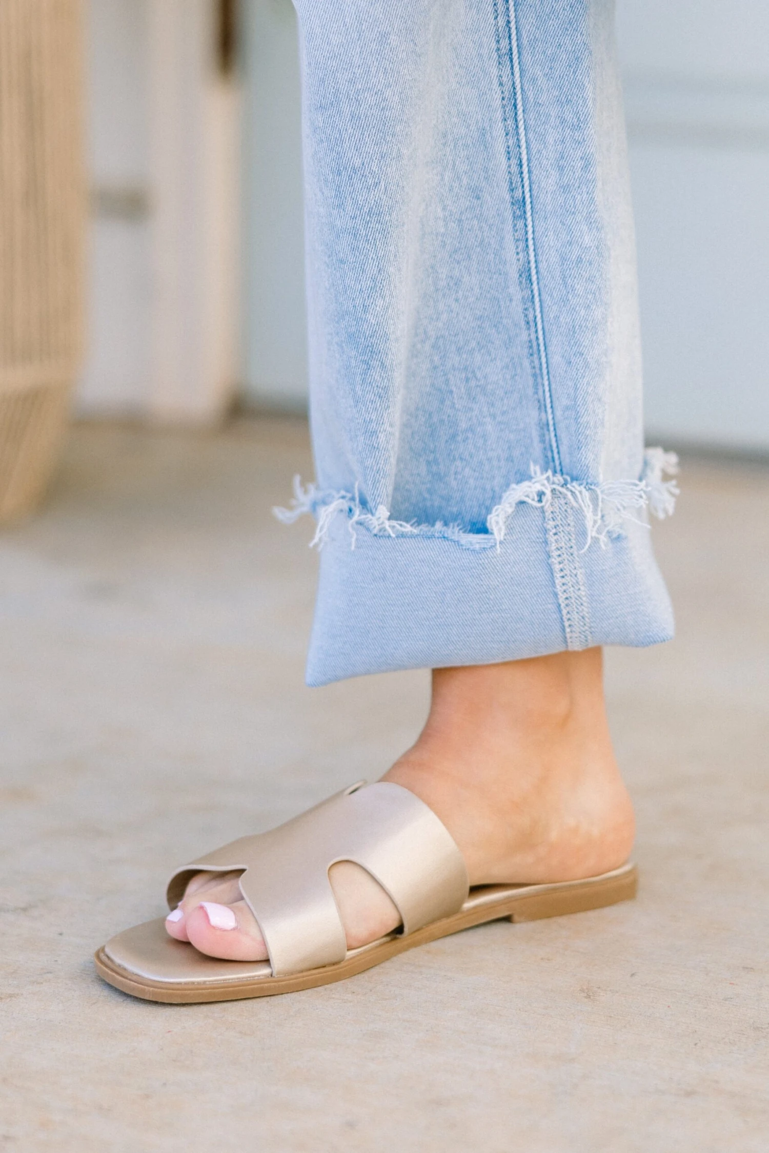 Palm Shores Sandals, Gold 5 Palm Shores Sandals, Gold - Image 3