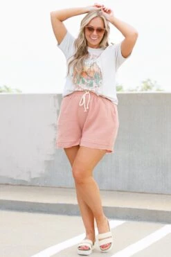 Palm Springs Summers Bottoms, Mauve 14 Palm Springs Summers Bottoms, Mauve -Chic Soul Store PalmSpringsSummersBottoms Mauve 2 2