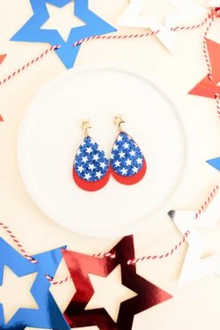 Parade Season Earrings, Blue 10 Parade Season Earrings, Blue -Chic Soul Store ParadeSeasonEarrings Blue