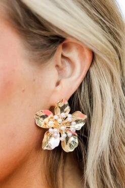 Paradise Breeze Earrings, Gold