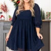 Party And Play Dress, Navy -Chic Soul Store PartyAndPlayDress Navy 1102