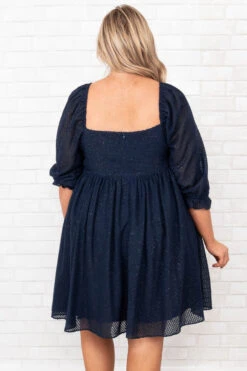 Party And Play Dress, Navy -Chic Soul Store PartyAndPlayDress Navy 9962