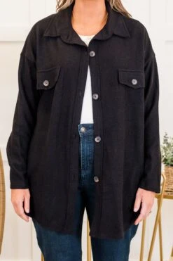 Passing Glances Jacket, Black -Chic Soul Store PassingGlancesJacket Black 2