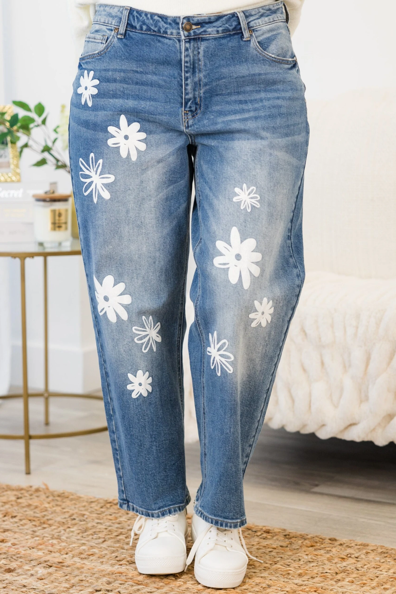 Passing Notes Jeans, Medium Wash 5 Passing Notes Jeans, Medium Wash - Image 3