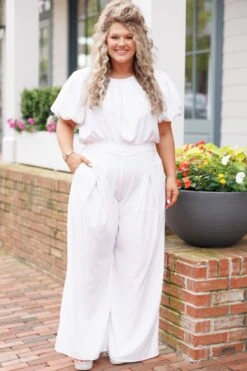 Passing The Street Pants, White 14 Passing The Street Pants, White -Chic Soul Store PassingTheStreetPants White 1 2