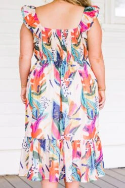 Passport To Paradise Dress, Fuchsia -Chic Soul Store PassportToParadiseDress Fuchsia 2