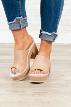 Peek-A-Boo Clogs, Nude -Chic Soul Store Peek A BooClogs Nude 5