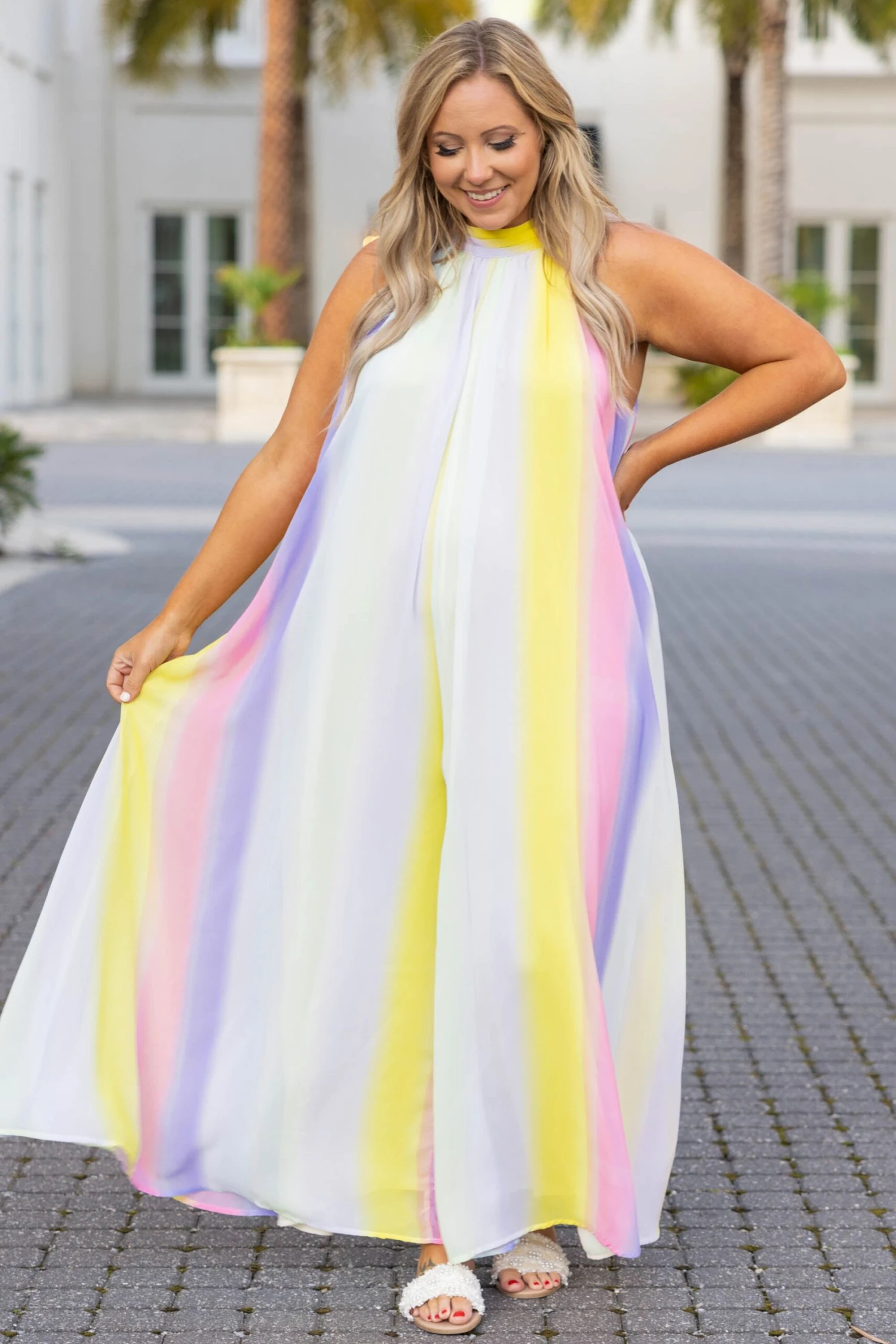 Penthouse Floor Jumpsuit, Rainbow 4 Penthouse Floor Jumpsuit, Rainbow - Image 2