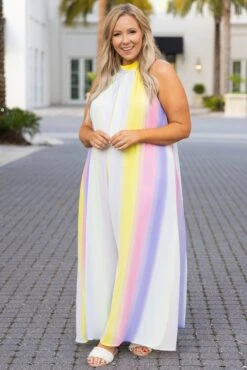 Penthouse Floor Jumpsuit, Rainbow