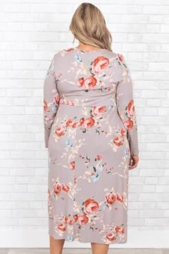 Phases And Stages Dress, Taupe -Chic Soul Store PhasesAndStagesDress Taupe 9519