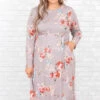 Phases And Stages Dress, Taupe -Chic Soul Store PhasesAndStagesDress Taupe 9521