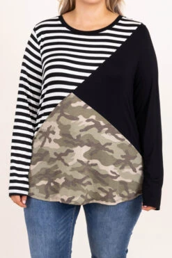 Pick The Mood Top, Mossy Green -Chic Soul Store PickTheMoodTop MossyGreen 9891