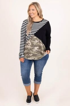 Pick The Mood Top, Mossy Green -Chic Soul Store PickTheMoodTop MossyGreen 9894