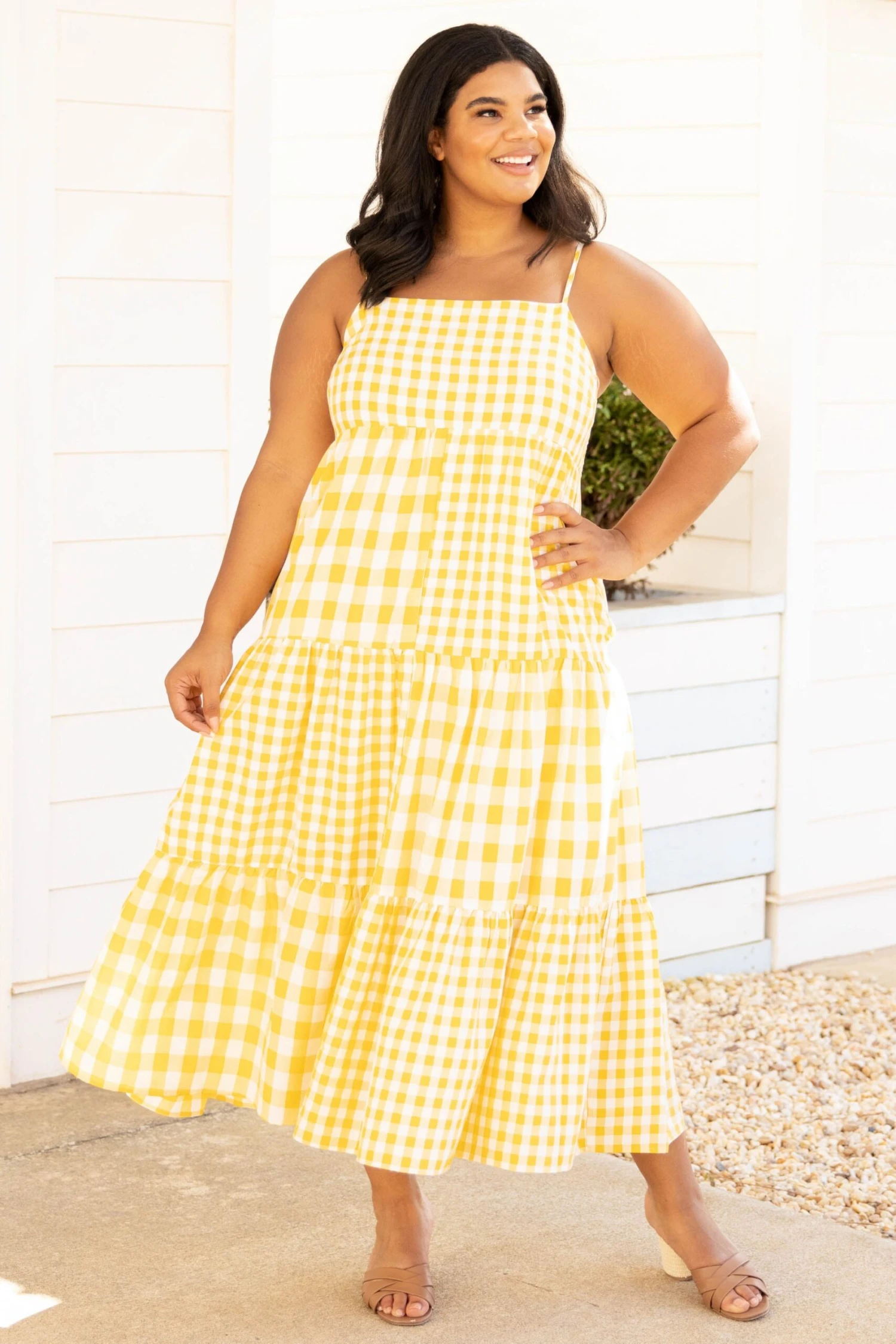 Picnic At The Beach Dress, Honey 3 Picnic At The Beach Dress, Honey