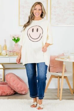 Pink Cheetah Boyfriend Tee, Ivory 11 Pink Cheetah Boyfriend Tee, Ivory -Chic Soul Store PinkCheetahBoyfriendTee Ivory 6