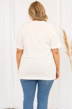 Plant Mom Tee, Vintage White -Chic Soul Store PlantMomTee VintageWhite 3138