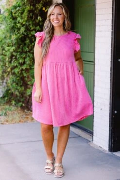 Play Along Dress, Hot Pink -Chic Soul Store PlayAlongDress HotPink 6 f057a44d 30f3 4a32 afa4 0c929373ac79