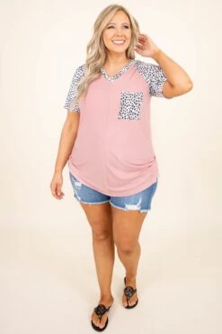 Play Your Tunes Top, Dusty Pink -Chic Soul Store PlayYourTunesTop DustyPink 8753